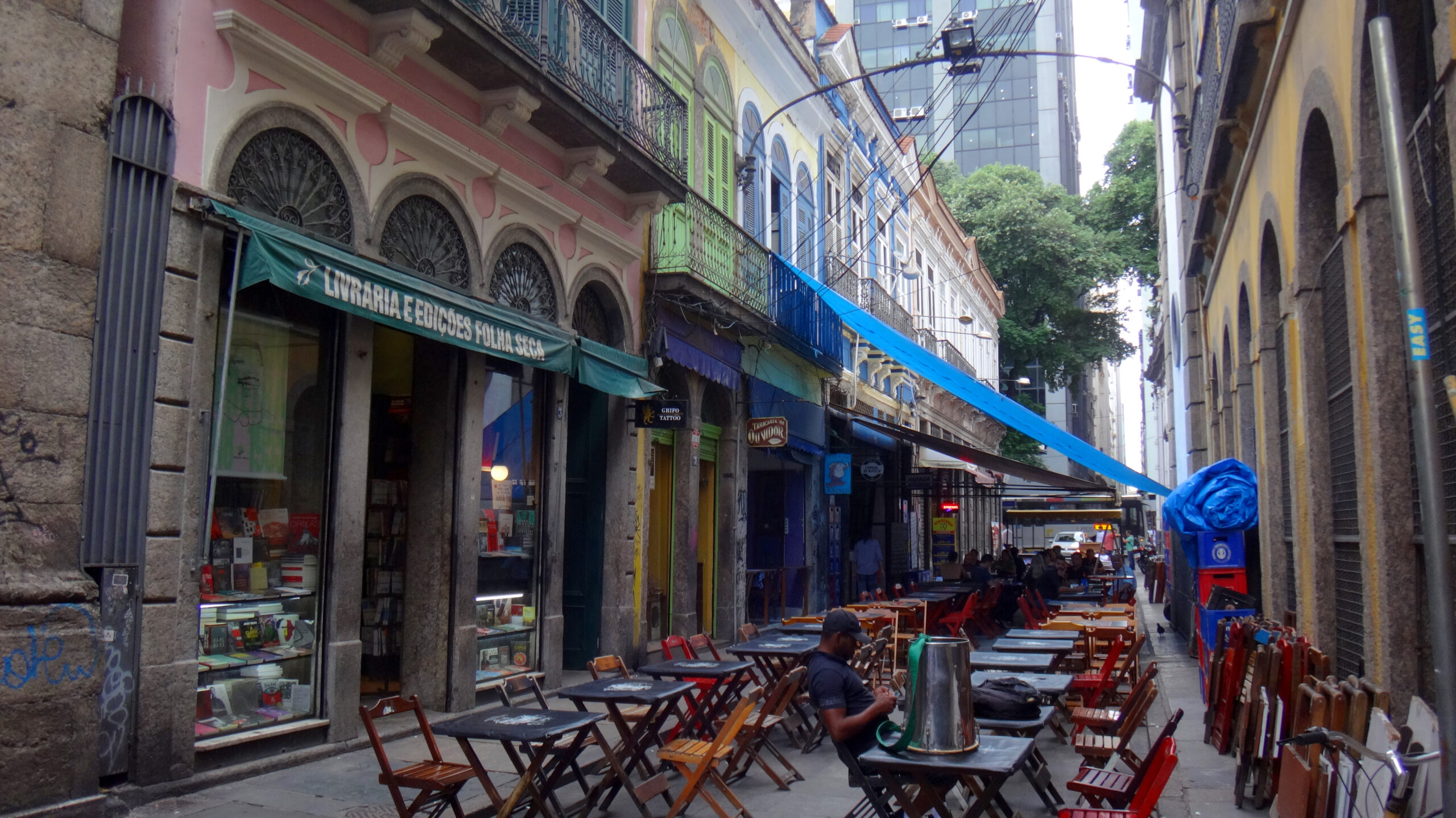 Foto da rua do Ouvidor, Rio de Janeiro